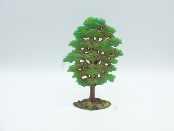 Elastolin 7 cm deciduous tree - great painting, slight loss of colour