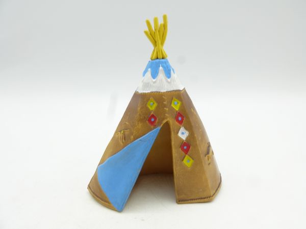 Britains Swoppets Indian tipi with light blue entrance (made in HK)