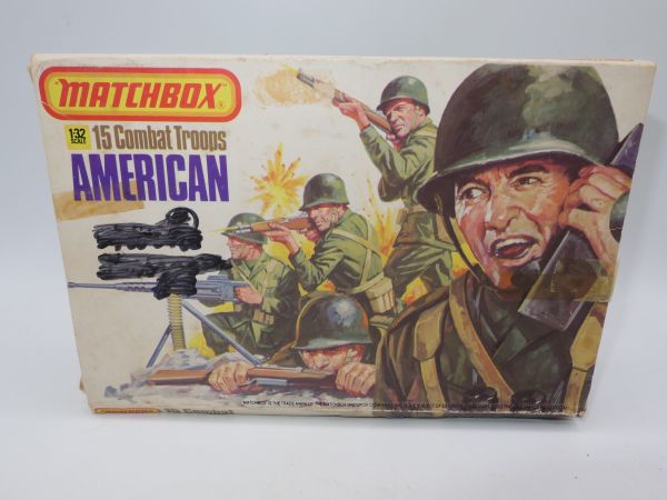 Matchbox 1:32 Combat Troops American, P-6003 - orig. packaging, complete