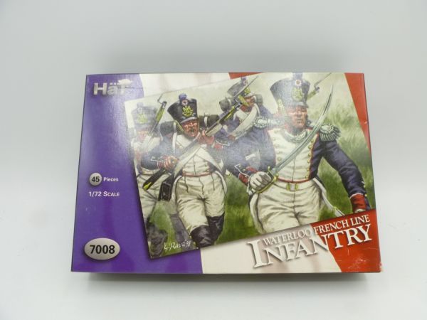 HäT 1:72 Waterloo French Line Infantry, Nr. 7008 - OVP, am Guss