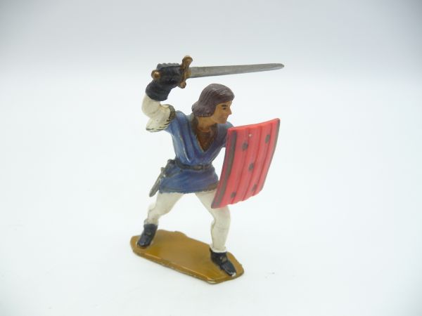 Starlux Knight / Squire, striking with sword from above, with shield
