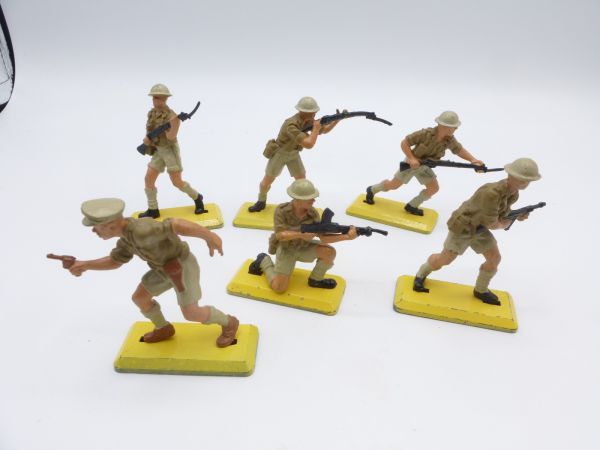 Britains Deetail Nice set of 8th Army soldiers (6 figures)