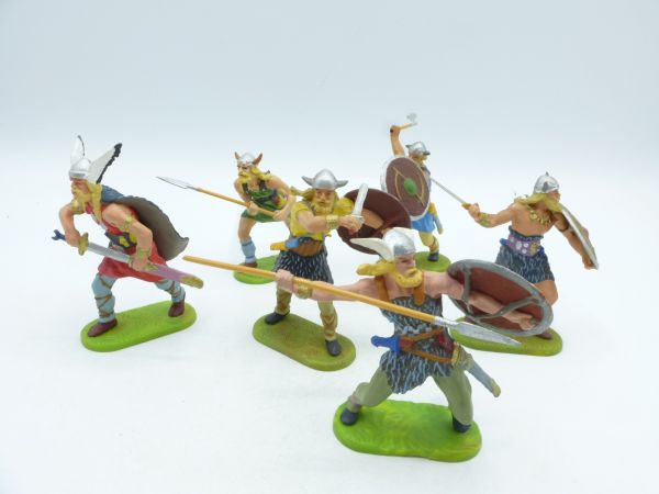 Preiser 7 cm Vikings (6 figures) - nice group