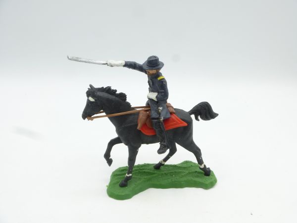 Britains Swoppets Union Army soldier riding with sabre - brand new