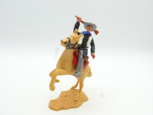 Timpo Toys Cowboy 2. Version reitend, Kolben schlagend