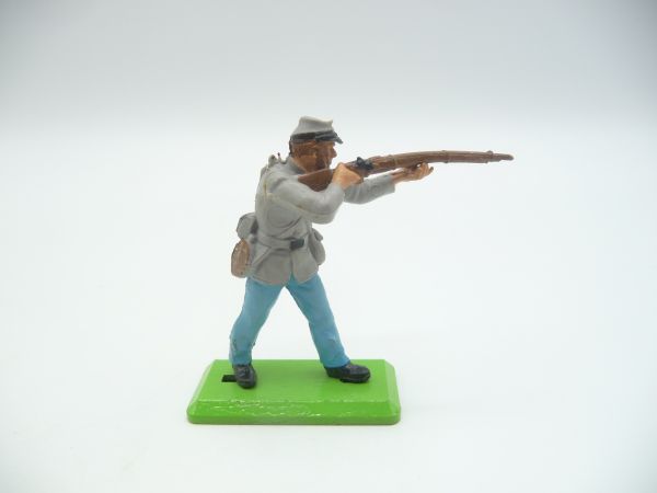 Britains Deetail Confederate Army soldier standing firing, movable arm