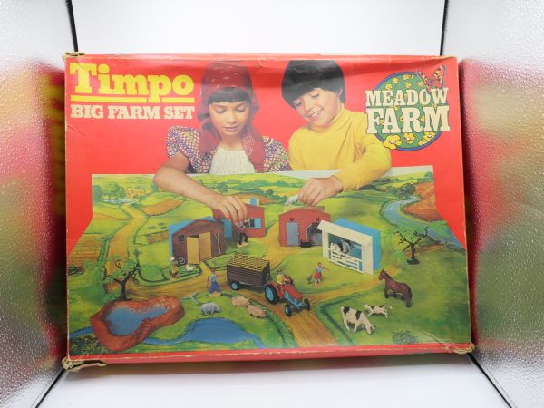 Timpo Toys Empty box Meadow Farm (Large pack, Big Farm Set), ref. no. 160
