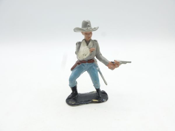 Crescent Toys Confederate, wounded man with pistol - see photos