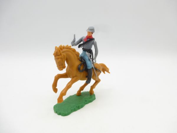 Elastolin 5,4 cm Southerner on horseback with pistol (sabre in belt)