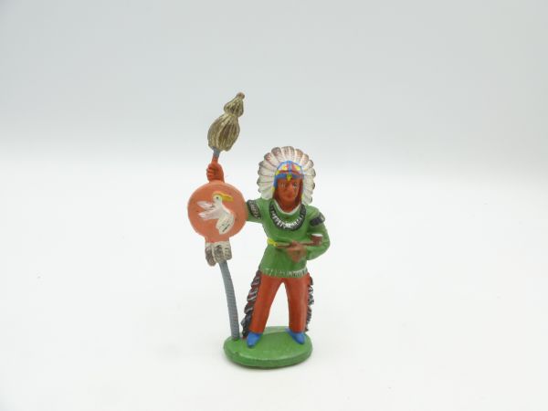 Chief with spear + shield