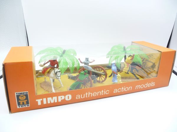 Timpo Toys Set of Arabs, No. 450 - orig. packaging, top condition, figures unused