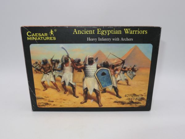 Caesar Miniatures 1:72 Ancient Egyptian Warriors, Nr. 047 - OVP, lose, 42 Fig.