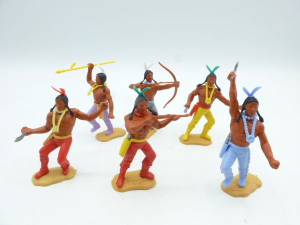Timpo Toys 6 Indians 3rd version standing