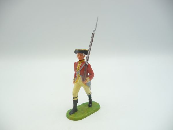 Elastolin 7 cm British Grenadiers: Soldier marching, No. 9133 - great painting