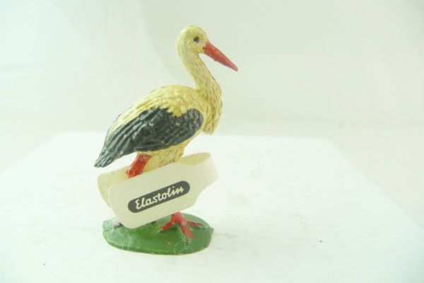 Elastolin Stork, No. 3890 - with original price tag
