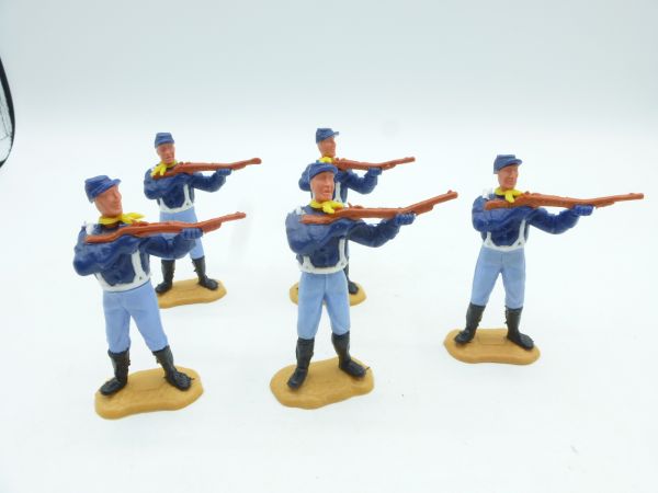 Timpo Toys 5 Northerners 2nd version, shooting rifle