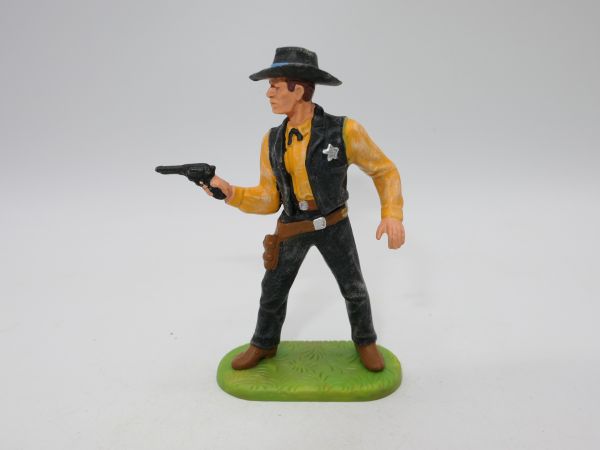 Preiser 7 cm Sheriff with pistol, No. 6985 - orig. packaging