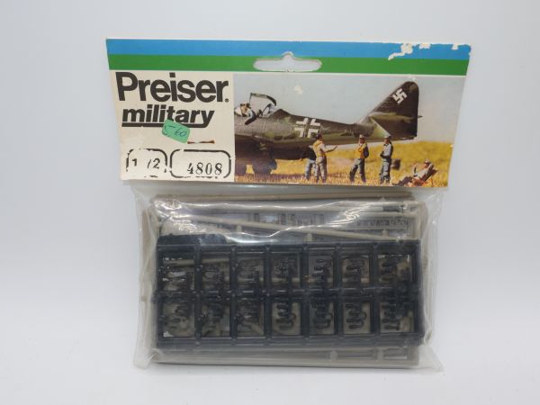 Preiser H0 Military: Telegraph poles / Linepoles, No. 4808 - orig. packaging