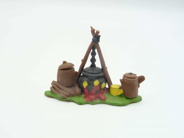Britains Swoppets Campfire with pots