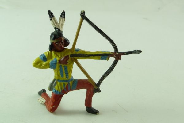 Merten Indian kneeling, shooting with bow, No. 1374