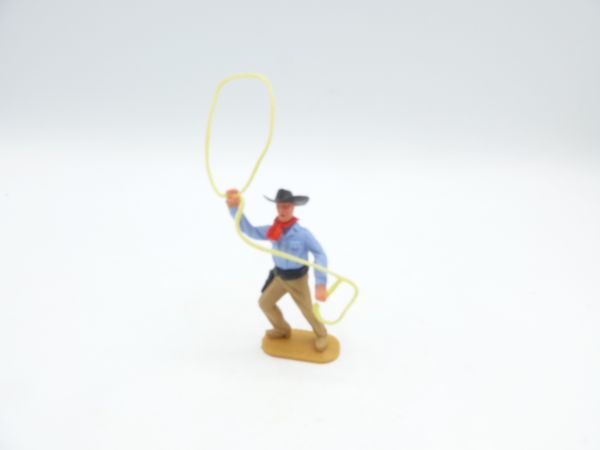 Timpo Toys Cowboy standing with lasso (lasso torn)