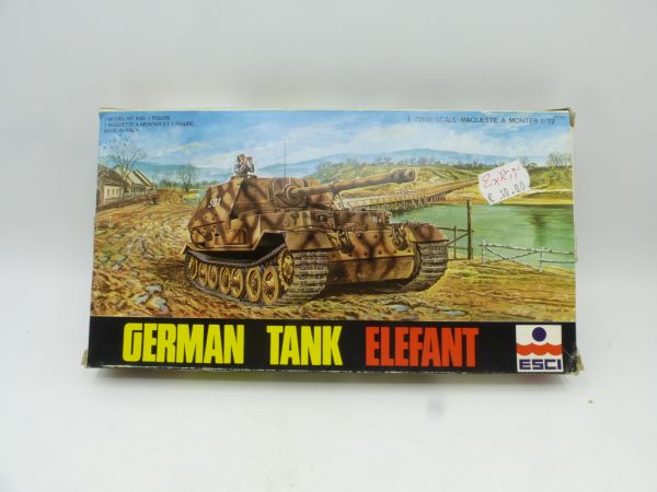 Esci 1:72 German Tank Elefant, No. 8006 - orig. packaging, parts loose