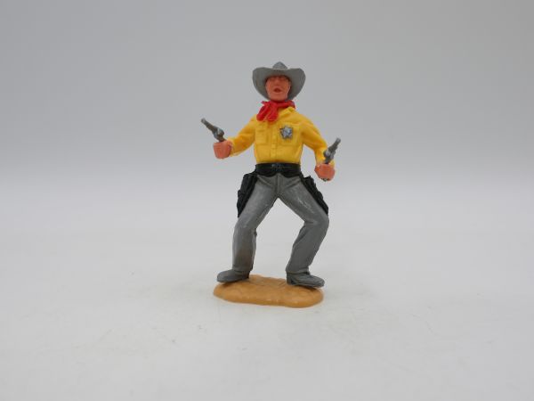 Timpo Toys Sheriff, dunkelgelb, graue Hose
