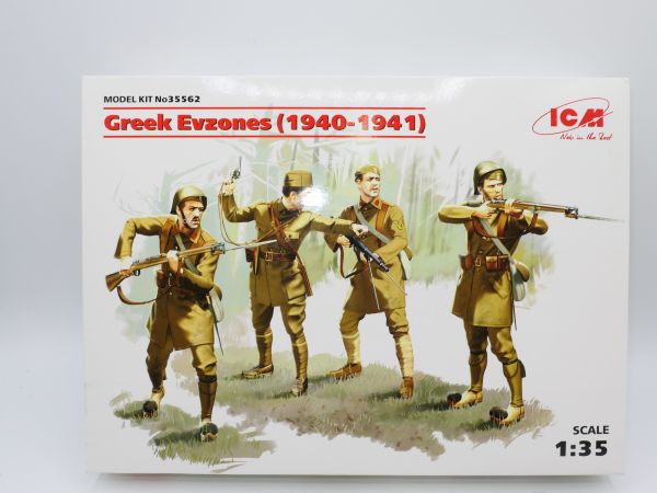 ICM 1:35 Greek Evzones (1940-1941), Nr. 35562 - OVP, ohne Anleitung