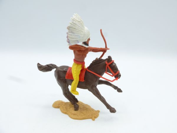 Timpo Toys Indian 2nd version riding, firing bow