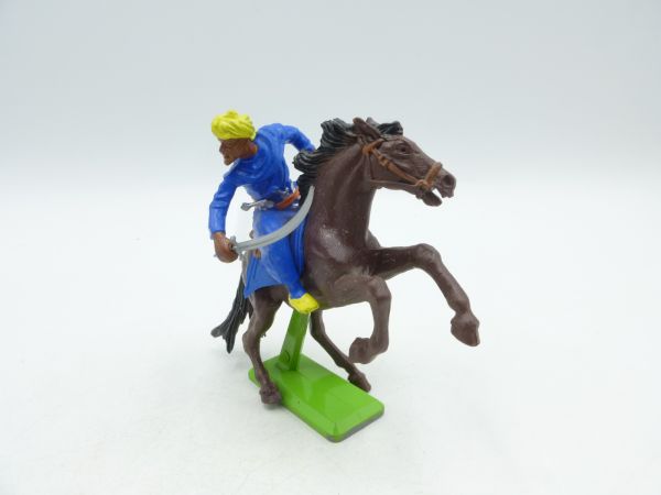 Britains Deetail Arab riding, sabre sideways - great rearing horse