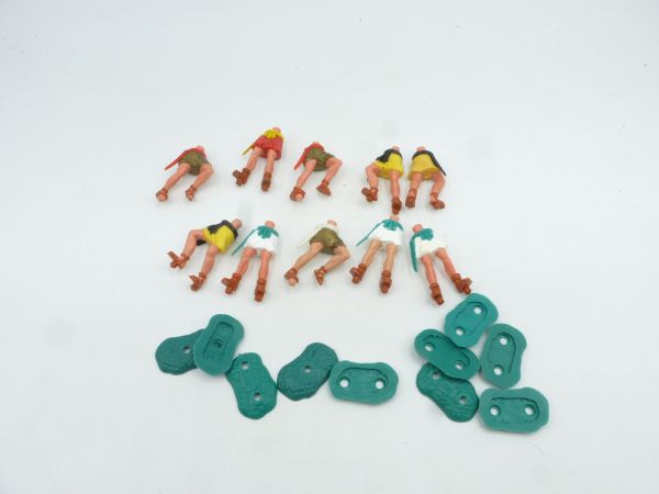 Timpo Toys 10 Römerunterteile mit Bodenplatten