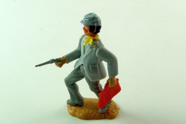 Timpo Toys Cowboy 3. Version stehend, mit Pistole u. Geldtasche