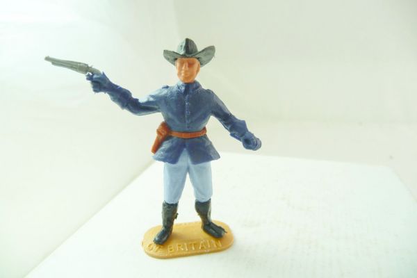 Timpo Toys Union Army soldier 1st version standing, firing with pistol