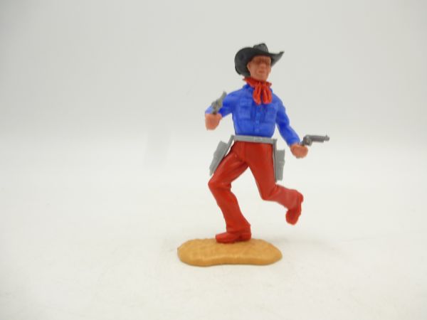 Timpo Toys Cowboy 2. Version laufend mit 2 Pistolen - tolle Kombi