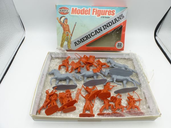 Airfix 1:32 American Indians, Ref. No. 51466 - orig. packaging, contents complete