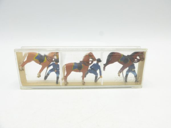 Preiser H0 3 Northern officers riding 1:87, No. 254 - orig. packaging