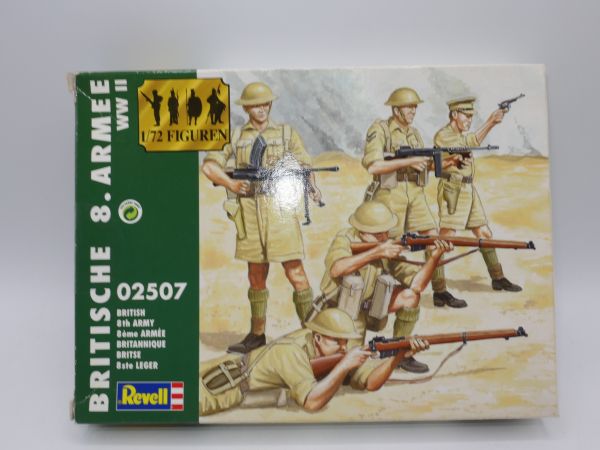 Revell 1:72 British 8th Army, No. 2507 - orig. packaging, on cast