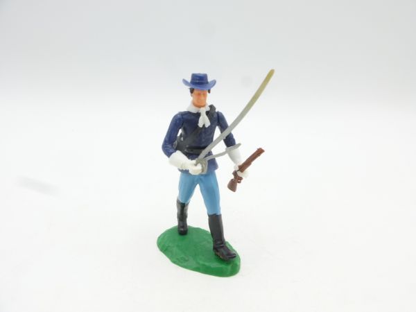 Elastolin 5,4 cm Union Army soldier standing with sabre + rifle