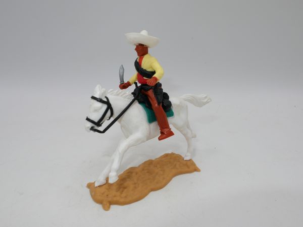 Timpo Toys Mexikaner zu Pferd mit Messer