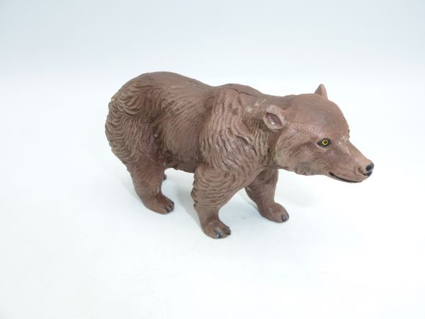 Elastolin composition Brown bear walking (without Indian figure) - unused