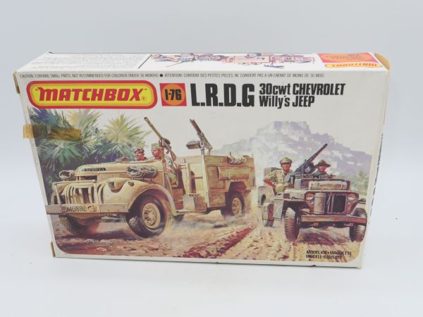 Matchbox 1:76 L.R.D.G. 30cwt Chevrolet Willy's Jeep Pk 173 - OVP, am Guss