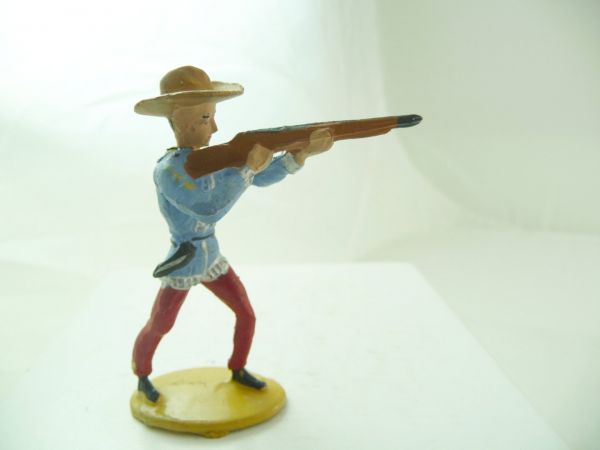 Merten 6 / 7 cm Cowboy standing firing (with hat) - used