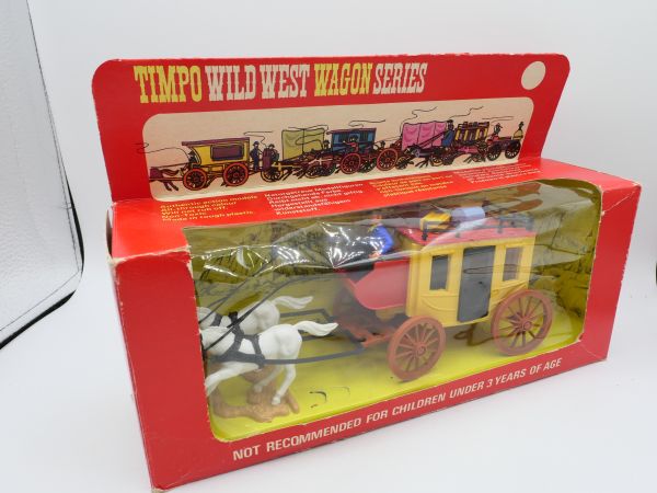 Timpo Toys Blisterbox Stage Coach / Postkutsche mit Kutscher 3. Version