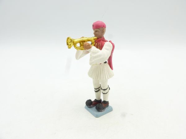 Aohna Greek soldier Evzone band with trumpet