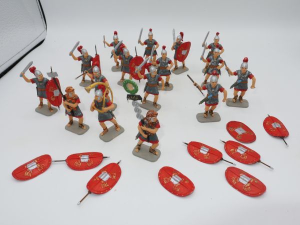 16 Romans / Legionnaires painted - see photo