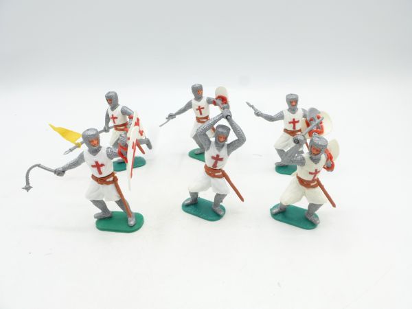 Timpo Toys Group of crusaders 1st version (6 figures) - complete set