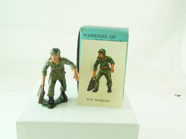 Marx Warriors of the World - US Combat Soldiers "Elip Marbles" MIB