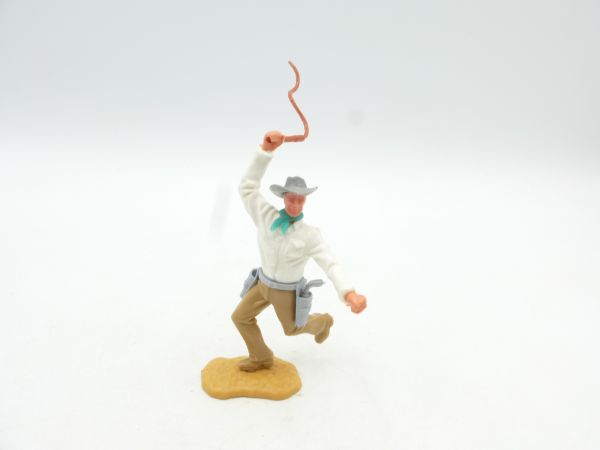 Timpo Toys Cowboy 2nd version running with whip