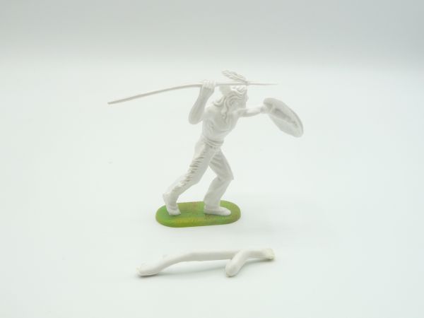 Elastolin 7 cm (blank figure) Indian throwing spear, J-figure