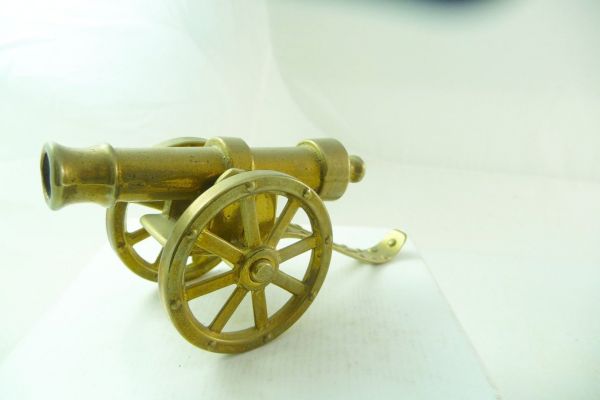 Cannon made of brass (length approx. 12 cm)